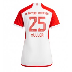 Maillot de foot Bayern Munich Thomas Muller #25 Domicile Femmes 2023-24 Manches Courte
